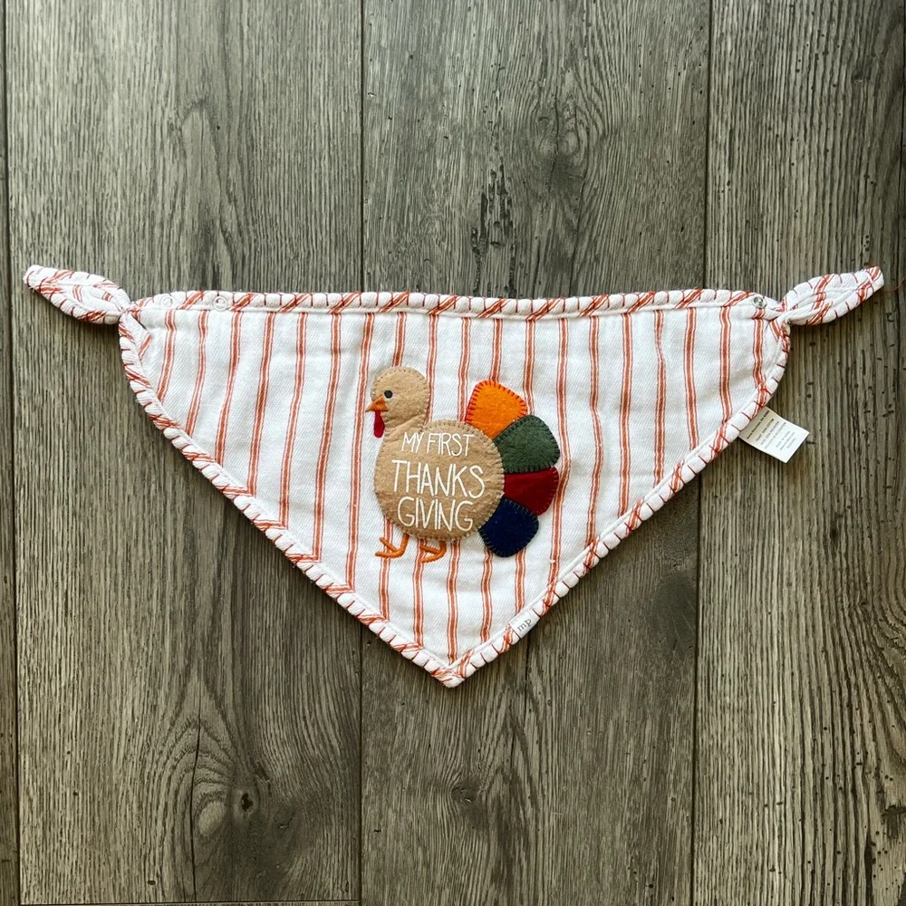 Mudpie “My First Thanksgiving” Bib
